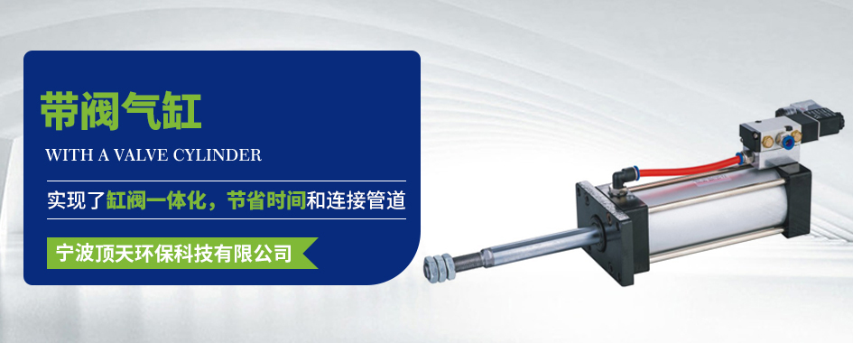 带阀气缸